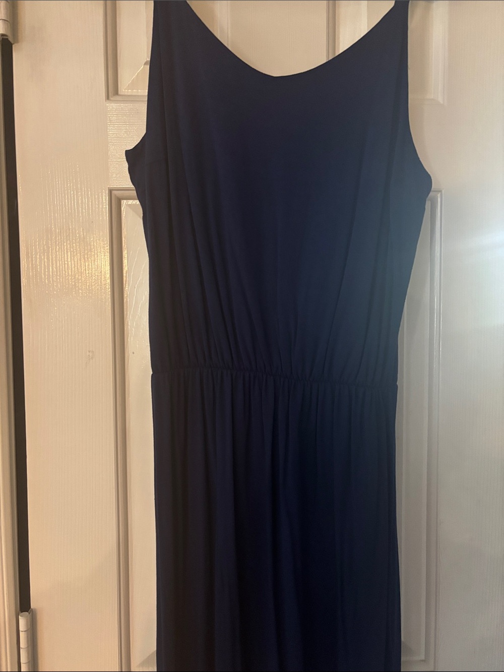GAP Navy Sleeveless Midi Dress